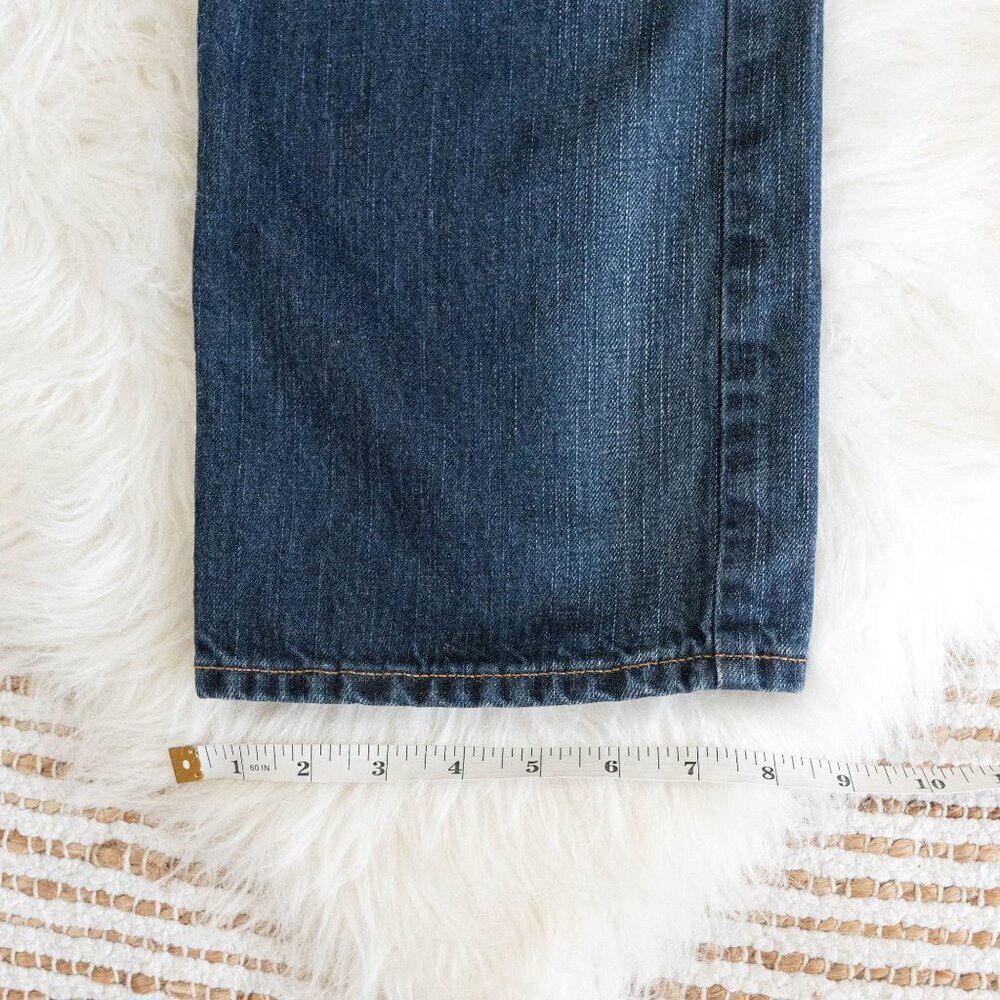 AMERICAN EAGLE DENIM SZ 29x32 BLUE JEANS ORIGINAL STRAIGHT LEG 100% COTTON - Picture 8 of 9